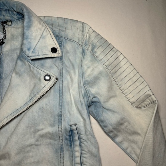 Volcom Genuine Acid Sun Wash 99% Cotton Zip Jean Jacket Size S - Picture 6 of 16